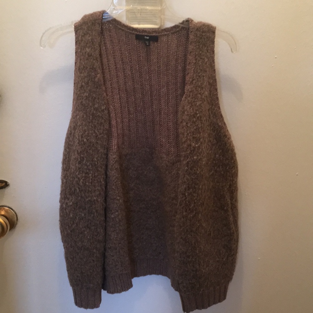 Light Brown Wool Vest Size XS